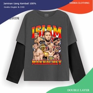 KATUN Ivanka Clothing T-shirt long sleeve Double layer Islam Makhachev vintage T-shirt distro qualit