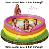 Intex Children's Swimming Pool 4 Ring Pool Size 168cm