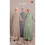 Terlaris! NB B198 Gamis Nibras Terbaru / Gamis Wanita Terbaru / Gamis