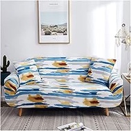 CXBDG Elastic Stretch Sofa Cover SlipcoversAll-inclusive Couch Case for Different Shape Sofa Loveseat Chair L-Style need 2 Sofa Case (Color : R, Size : 4 seat fit 235 300CM)