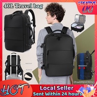 40L Travel backpack woman waterproof cabin size backpack expandable Laptop backpack 15.6 inch 旅行背包 大