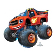 Blaze And The Monster Machine Super Shape 34in Foil Balloon 32393 Truck