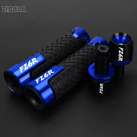 Motorcycle 7/8'' 22MM Handle Bar End Hand Grip Handlebar ends Plug Cover 2025 Fit For YAMAHA FZ6 FZ-