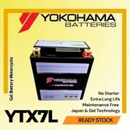 YTX7L / YTX7L-BS YOKOHAMA MOTORCYCLE GEL BATTERY FOR R25 BENELLI RFS150 CBR150 CBR250 KLX150 BENELLI