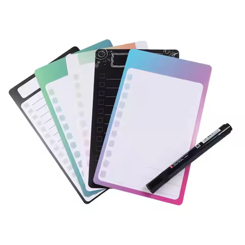 Shopping List Planner Magnetic Fridge Notepad Week Daily Planner Grocery Sticker Magnetic Memo Stick