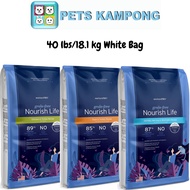 Nurture Pro Nourish Life Cat Grain-free 40lbs/18.1kg (White Bag)