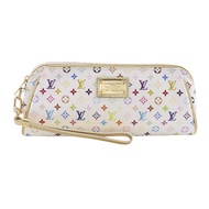 LOUIS VUITTONKate 手拿包配件包 M55212 Monogram 顏色 愛斯咳朗/Bron 2008 白色 CT1088 手提包拉鍊 Kate 女士 [二手]