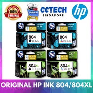 ORIGINAL HP 804 / 804XL Black & Tri-Color Ink Cartridge SG Ready Stocks