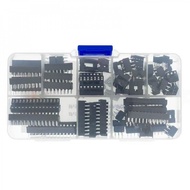 66PCS/Box DIP IC Sockets Adaptor Solder Type Socket Kit 6DIP 8DIP 14DIP 16DIP 18DIP 20DIP 24DIP 28DI