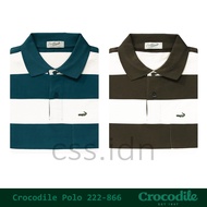 Collared T-Shirt Men's Crocodile Slim FitPOLO 222-866 Crocodile Polo Shirt