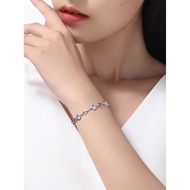 gelang tangan perempuan bracelet for woman Daily Wear Ocean Heart Bracelet Female Light Luxury Niche
