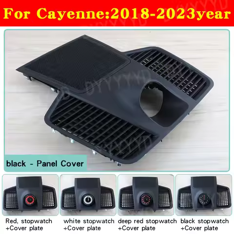 Car Dashboard Stopwatch Decoration Clock Time Support Sport Chrono for Porsche Cayenne 9Y0 2018-2023