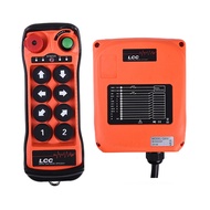 LCC Q800 รีโมทไร้สาย 8 ปุ่มสำหรับเครนและรอก 12V/24V 1 ตัวส่ง 1 ตัวรับ