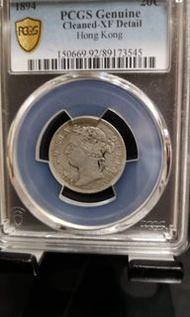 急售1894香港二毫P盒