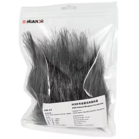 Professional Outdoor Furry Cover Windscreen Windshield Muff for Rode Stereo VideoMic SVM Mic Microph