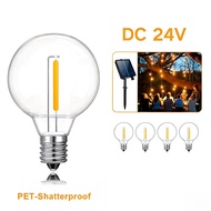Powdeom G40 Replacement Light Bulbs Solar Light Bulbs IP65 Waterproof LED Light Bulb E12 Base Dimmab