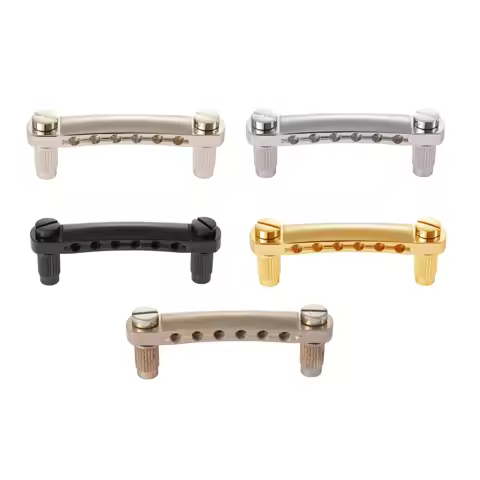 LP Guitar Tune-O-Matic Tailpiece Bridge Stop Bar with Lock-Clip for Epiphone LP/Les Paul/SG/ES Guita