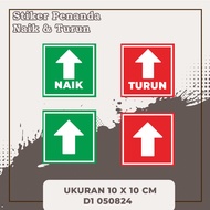 Arrow Direction Sticker (1SET - 2PC) Up and Down Sticker/ multi-Sticker Direction Sticker/