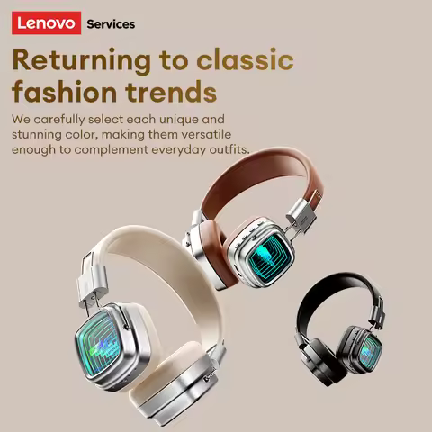 Original Lenovo LS1170 Over-ear Wireless Headphones Bluetooth 6.0 HIFI Level Earphone 40mm Driver Fo