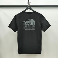 North face New outdoor mens pure cotton printing comfortable casual short-sleeved T-shirt green crew