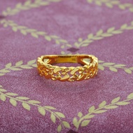 ORIGINAL ZHULIAN, Cincin koleksi Hailey saduran emas 999/24k RG5082