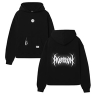 Hedent INV. Men's Boxy Reflective Hoodie Sweater Unisex AdultWanita Premium Thick Fleece Material 30