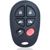 Beefunny Keyless Entry 6 Button Remote Car Key Fob for Toyota Sienna 2004-2013 FCC ID: GQ43VT20T (1)