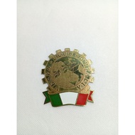 Vespa Club Italy Brass World Bee Emblem
