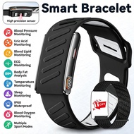 Screenless Smart Health Band with ECG Sleep SpO2 HRV Sports Tracking 3ATM Waterproof Smart Bracelet
