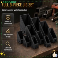 AVOCADD Angle Jig, Square Tube Multi Size Mark Template, Reusable Angle Mark Solid Build Profile Cut