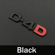 Emblem Logo D-4D D4D Mobil 3D Metal- Stiker Emblem Toyota Innova Fortuner