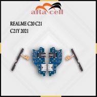 [ ARA CELL ] FLEXIBLE FLEXIBEL FLEKSIBEL ON OFF + VOLUME  REALME C20 C21 C21Y 2021 CONNECTOR TC CAS 