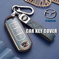 Mazda car key cover Tpu Pc Car Key Cover Case Fit.For Mazda 2 3 5 6 2017 Cx-4 Cx-5 Cx-7 Cx-9 Cx-3 Cx 5 2-button smart accessories