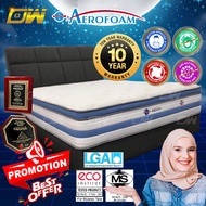 [FREE 1 X RM99 T-SHIRT] [Combo Bed Set] Fabric Bedframe With Mattress AEROFOAM BY MYLATEX AERO Z CEL