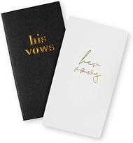 Pretty Robes Premium Vow Books His and Her Vow Books for Wedding Vow, Books His and Her Vows Booklet