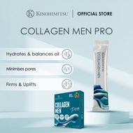 Kinohimitsu Collagen Men Pro Supplement 5500mg 25g | Firms & Uplifts, Hydrates & Balances Oil, Minim