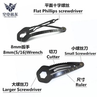 Tool Hairpin Multifunctional/Stainless Steel Self-Defense Tool Self-Defense Spring Steel Wolf-Proof 