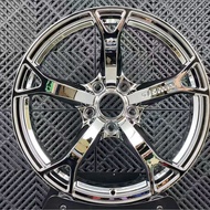 Rim aloi aluminium tempa 19-inci 20-inci dengan lapisan elektroplating sesuai untuk Nissan Nimo Patr