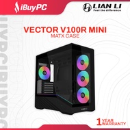 LIAN LI Vector V100R Mini mATX PC Case (Black)