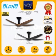 ALPHA AlphaFan - AX70 3B / 5B 56" / 40" Inch DC Motor Ceiling Fan with 3 / 5 Blades (8 Speed Remote)