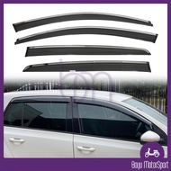 Volkswagen VW Golf MK6 Door Visor With Steel Chrome Lining Window Shield Deflector for Golf MK6 2008