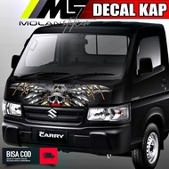 Decal Sticker Striping Variasi Kap/Kabin New Suzuki Carry Pickup - Decal Kabin Depan New Suzuki Carr