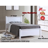 Yi Success Dane Wooden Single Bed Frame / Quality Single Bed / Katil Bujang Kayu / Slat Bedbase / Bedroom Furniture