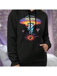Boston Band Big Size Women Hoodie Jacket 80s 90s Vintage Music Style (Guns N' Roses)