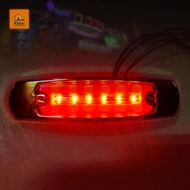 1ชิ้น ไฟข้างรถ LED 24V ไฟราวข้างพร้อมไฟส่องพื้น ไฟเลี้ยววิ่งรถบรรทุก รถพ่วง หรือรุ่นทั่วไป (Vega)
