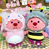 Rytanda✨Loopy Plushie✨20cm Cute Loopies Plush Toy Ins Korea Pink Small Beaver Cartoon Doll Loopy Stu