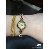 [Authentic Original Single Original Box Packaging] Agete 23 New Style Classy Elegant Garnet Watch Sm