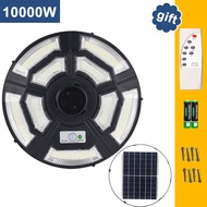10000W Lampu Solar Light Outdoor Lighting UFO Solar Light human body induction circular UFO outdoor