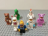國産 裝扮動物 系列 積木 7隻  非樂高 Fake Lego  二手 清屋