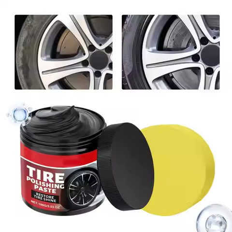 Tire Coating Wax Car Tire Retreading And Film Plating Cream Tire Shine Coating Wax Auto Rubber Parts